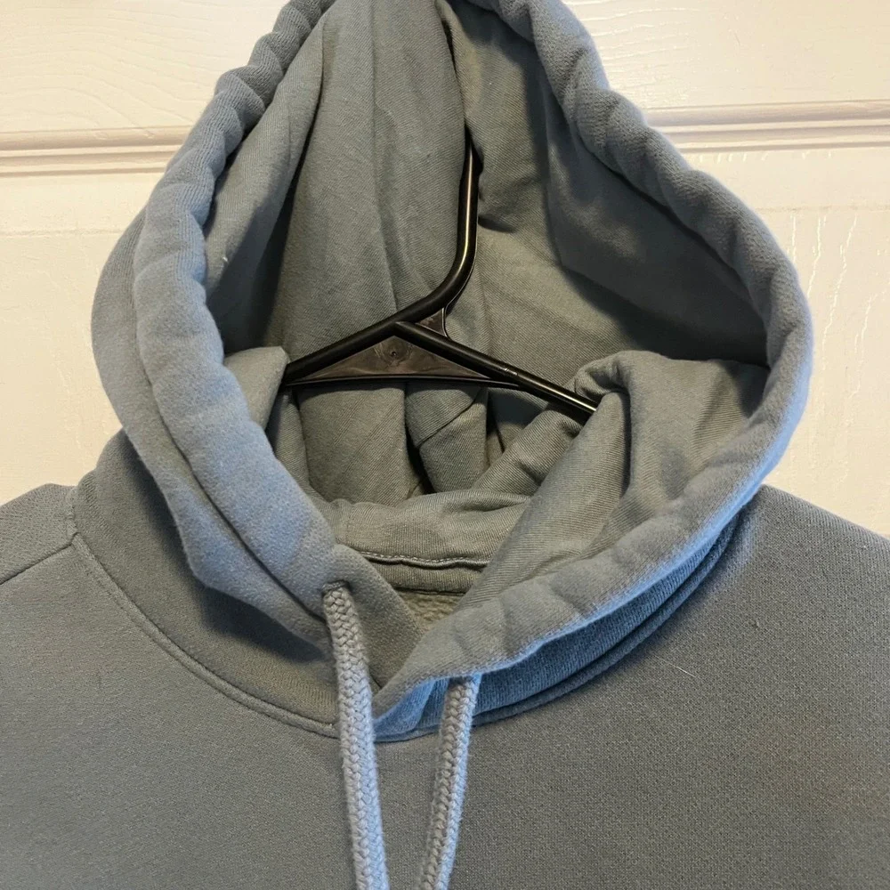 Hollister Sweatshirt Small Bird Icon Teal Green Activewear Casual Gym Lounge - Picture 4 of 8